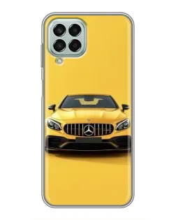 Чохол для Samsung Galaxy M33 (5G) (M336B) з картинкою «Жовтий Mercedes GT»