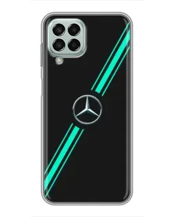 Чехол для Samsung Galaxy M33 (5G) (M336B) с картинкой «Спортивные линии Mercedes» Чехол для Samsung Galaxy M33 (5G) (M336B) с картинкой «Спортивные линии Mercedes»