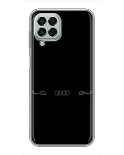 Чехол для Samsung Galaxy M33 (5G) (M336B) с картинкой «Audi — световой подпись»