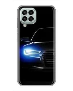 Чохол для Samsung Galaxy M33 (5G) (M336B) з картинкою «Неоновий погляд Audi»