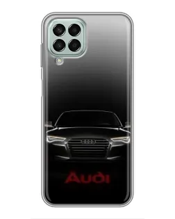 Чохол для Samsung Galaxy M33 (5G) (M336B) з картинкою «Audi — градієнтний контур»