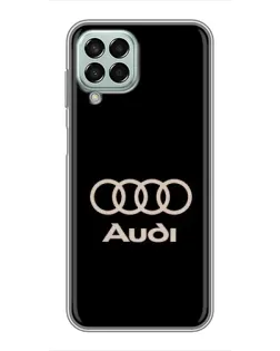 Чохол для Samsung Galaxy M33 (5G) (M336B) з картинкою «Audi — золотий логотип»