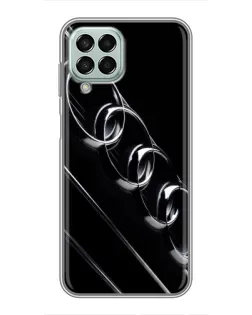 Чохол для Samsung Galaxy M33 (5G) (M336B) з картинкою «Audi — абстрактні кільця»