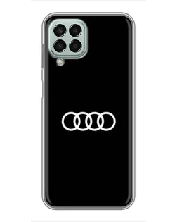 Чохол для Samsung Galaxy M33 (5G) (M336B) з картинкою «Audi White Logo»