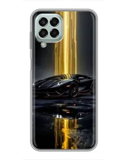 Чехол для Samsung Galaxy M33 (5G) (M336B) с картинкой «Ночной Lamborghini драйв»