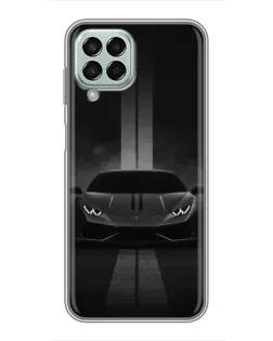 Чехол для Samsung Galaxy M33 (5G) (M336B) с картинкой «Lamborghini симметрия дорог»