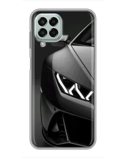 Чехол для Samsung Galaxy M33 (5G) (M336B) с картинкой «Lamborghini фары детализация»