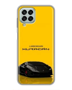 Чехол для Samsung Galaxy M33 (5G) (M336B) с картинкой «Lamborghini Huracan черный»
