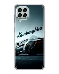 Чехол для Samsung Galaxy M33 (5G) (M336B) с картинкой «Классическая надпись Lamborghini»