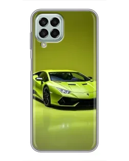 Чехол для Samsung Galaxy M33 (5G) (M336B) с картинкой «Салатовый Lamborghini Huracan»