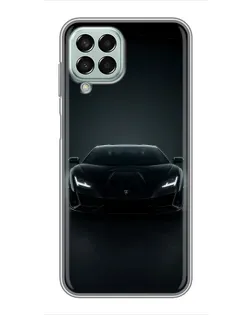 Чехол для Samsung Galaxy M33 (5G) (M336B) с картинкой «Черный Lamborghini Aventador»