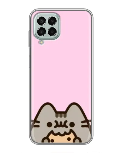 Чехол для Samsung Galaxy M33 (5G) (M336B) с картинкой «Pusheen и печенье» Чехол для Samsung Galaxy M33 (5G) (M336B) с картинкой «Pusheen и печенье»