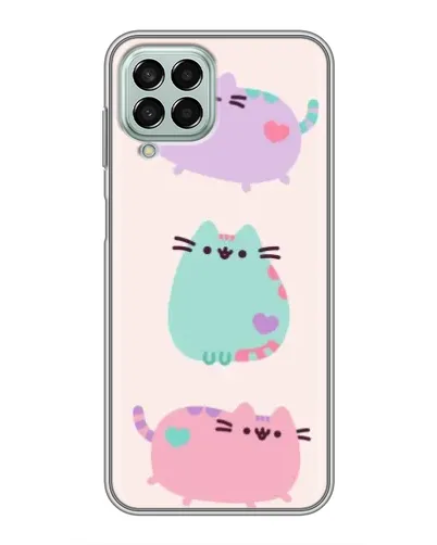 Чехол для Samsung Galaxy M33 (5G) (M336B) с картинкой «Pusheen трио» Чехол для Samsung Galaxy M33 (5G) (M336B) с картинкой «Pusheen трио»