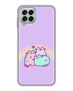 Чехол для Samsung Galaxy M33 (5G) (M336B) с картинкой «Радужные Пушины»
