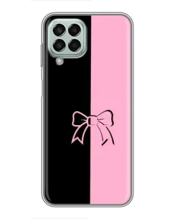 Чехол для Samsung Galaxy M33 (5G) (M336B) с картинкой «Половинки банта»