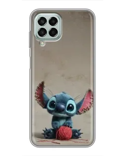 Чехол для Samsung Galaxy M33 (5G) (M336B) с картинкой «Стич на коричневом фоне» Чехол для Samsung Galaxy M33 (5G) (M336B) с картинкой «Стич на коричневом фоне»