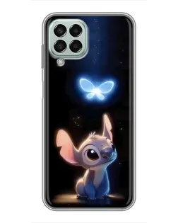 Чехол для Samsung Galaxy M33 (5G) (M336B) с картинкой «Сияющий Стич» Чехол для Samsung Galaxy M33 (5G) (M336B) с картинкой «Сияющий Стич»