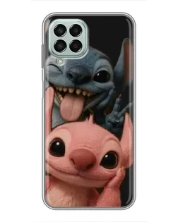 Чехол для Samsung Galaxy M33 (5G) (M336B) с картинкой «Стич и Ангел» Чехол для Samsung Galaxy M33 (5G) (M336B) с картинкой «Стич и Ангел»