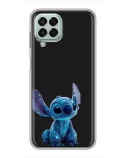 Чехол для Samsung Galaxy M33 (5G) (M336B) с картинкой «Стич на черном» Чехол для Samsung Galaxy M33 (5G) (M336B) с картинкой «Стич на черном»