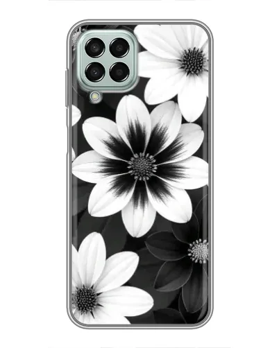 Чехол для Samsung Galaxy M33 (5G) (M336B) с картинкой «Монохромные астры» Чехол для Samsung Galaxy M33 (5G) (M336B) с картинкой «Монохромные астры»