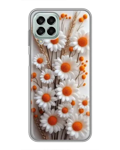 Чехол для Samsung Galaxy M33 (5G) (M336B) с картинкой «Белые сухоцветы» Чехол для Samsung Galaxy M33 (5G) (M336B) с картинкой «Белые сухоцветы»