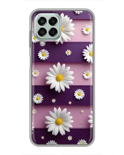 Чехол для Samsung Galaxy M33 (5G) (M336B) с картинкой «Ромашки на фиолетовом» Чехол для Samsung Galaxy M33 (5G) (M336B) с картинкой «Ромашки на фиолетовом»