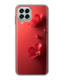 Чехол для Samsung Galaxy M33 (5G) (M336B) с картинкой «Маковые соцветия»