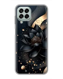 Чехол для Samsung Galaxy M33 (5G) (M336B) с картинкой «Черный лотос»