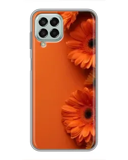 Чехол для Samsung Galaxy M33 (5G) (M336B) с картинкой «Оранжевые герберы»