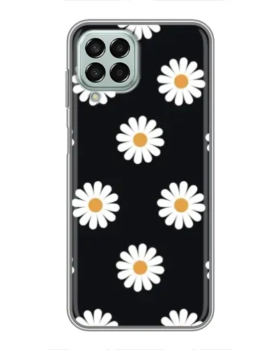 Чехол для Samsung Galaxy M33 (5G) (M336B) с картинкой «Ромашки на черном» Чехол для Samsung Galaxy M33 (5G) (M336B) с картинкой «Ромашки на черном»