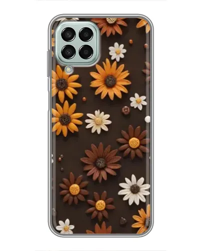 Чехол для Samsung Galaxy M33 (5G) (M336B) с картинкой «Узор из маленьких подсолнухов» Чехол для Samsung Galaxy M33 (5G) (M336B) с картинкой «Узор из маленьких подсолнухов»