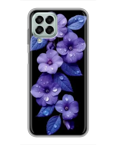 Чехол для Samsung Galaxy M33 (5G) (M336B) с картинкой «Фиолетовые цветы с росою» Чехол для Samsung Galaxy M33 (5G) (M336B) с картинкой «Фиолетовые цветы с росою»