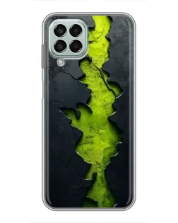Чехол для Samsung Galaxy M33 (5G) (M336B) с картинкой «Салатовый разлом скалы» Чехол для Samsung Galaxy M33 (5G) (M336B) с картинкой «Салатовый разлом скалы»