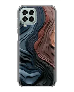 Чехол для Samsung Galaxy M33 (5G) (M336B) с картинкой «Цветные волны каньона»