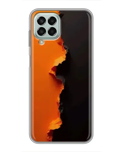 Чехол для Samsung Galaxy M33 (5G) (M336B) с картинкой «Оранжевый разлом»