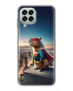 Чехол для Samsung Galaxy M33 (5G) (M336B) с картинкой «Капи-мен супергерой» Чехол для Samsung Galaxy M33 (5G) (M336B) с картинкой «Капи-мен супергерой»