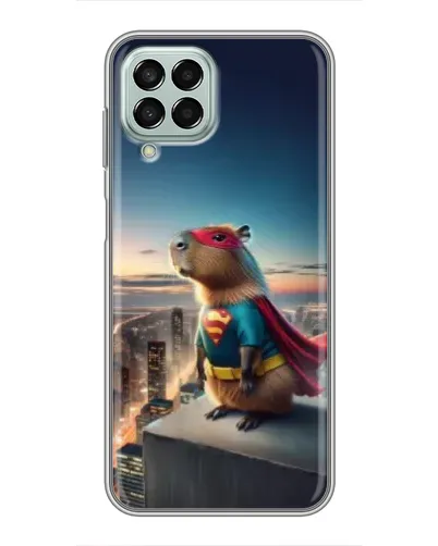 Чехол для Samsung Galaxy M33 (5G) (M336B) с картинкой «Капи-мен супергерой»