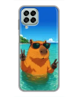 Чехол для Samsung Galaxy M33 (5G) (M336B) с картинкой «Морская капибара» Чехол для Samsung Galaxy M33 (5G) (M336B) с картинкой «Морская капибара»