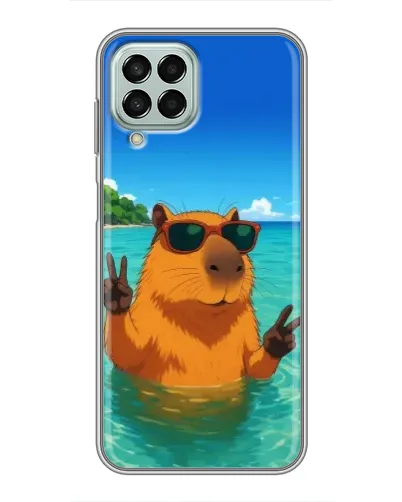 Чехол для Samsung Galaxy M33 (5G) (M336B) с картинкой «Морская капибара»