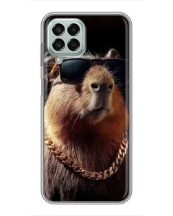 Чехол для Samsung Galaxy M33 (5G) (M336B) с картинкой «Капибара золотая цепь» Чехол для Samsung Galaxy M33 (5G) (M336B) с картинкой «Капибара золотая цепь»