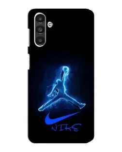 Чехол для Samsung Galaxy M34 (5G) с картинкой «Jordan Neon Blue»