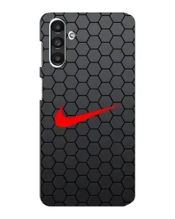 Чохол для Samsung Galaxy M34 (5G) з картинкою «Nike — карбонова сітка»