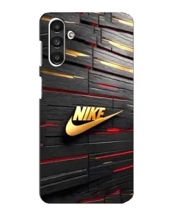 Чохол для Samsung Galaxy M34 (5G) з картинкою «Золотий Nike на металі»