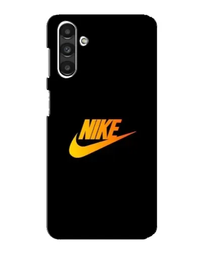 Чехол для Samsung Galaxy M34 (5G) с картинкой «Золотой логотип Nike»