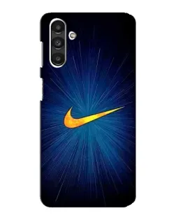 Чехол для Samsung Galaxy M34 (5G) с картинкой «Синий пульс Nike»