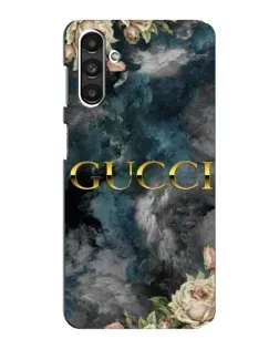 Чехол для Samsung Galaxy M34 (5G) с картинкой «Абстрактные цветы Gucci»