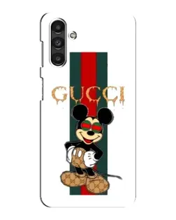 Чохол для Samsung Galaxy M34 (5G) з картинкою «Міккі Маус Gucci — смуги»