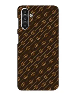 Чохол для Samsung Galaxy M34 (5G) з картинкою «Gucci — золоті діагоналі»