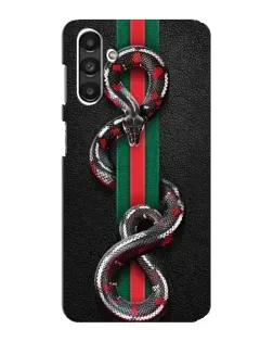 Чехол для Samsung Galaxy M34 (5G) с картинкой «Gucci — змея на полосе»