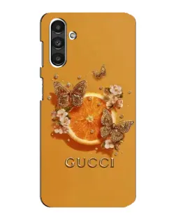 Чехол для Samsung Galaxy M34 (5G) с картинкой «Gucci — золотые бабочки»
